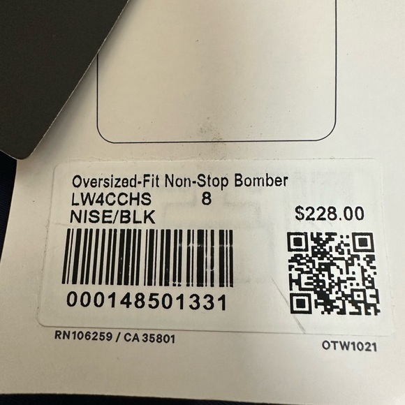 NWT Lululemon Oversized Bomber Jacket - Picture 6 of 8